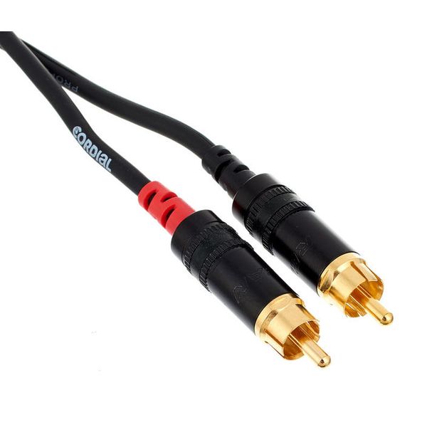 Swift Eventverleih Zwillingskabel 6m 2 x XLR male / 2 x Cinch